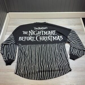 2023 Disney Parks Nightmare Before Christmas Jack & Sally Spirit Jersey Sz S